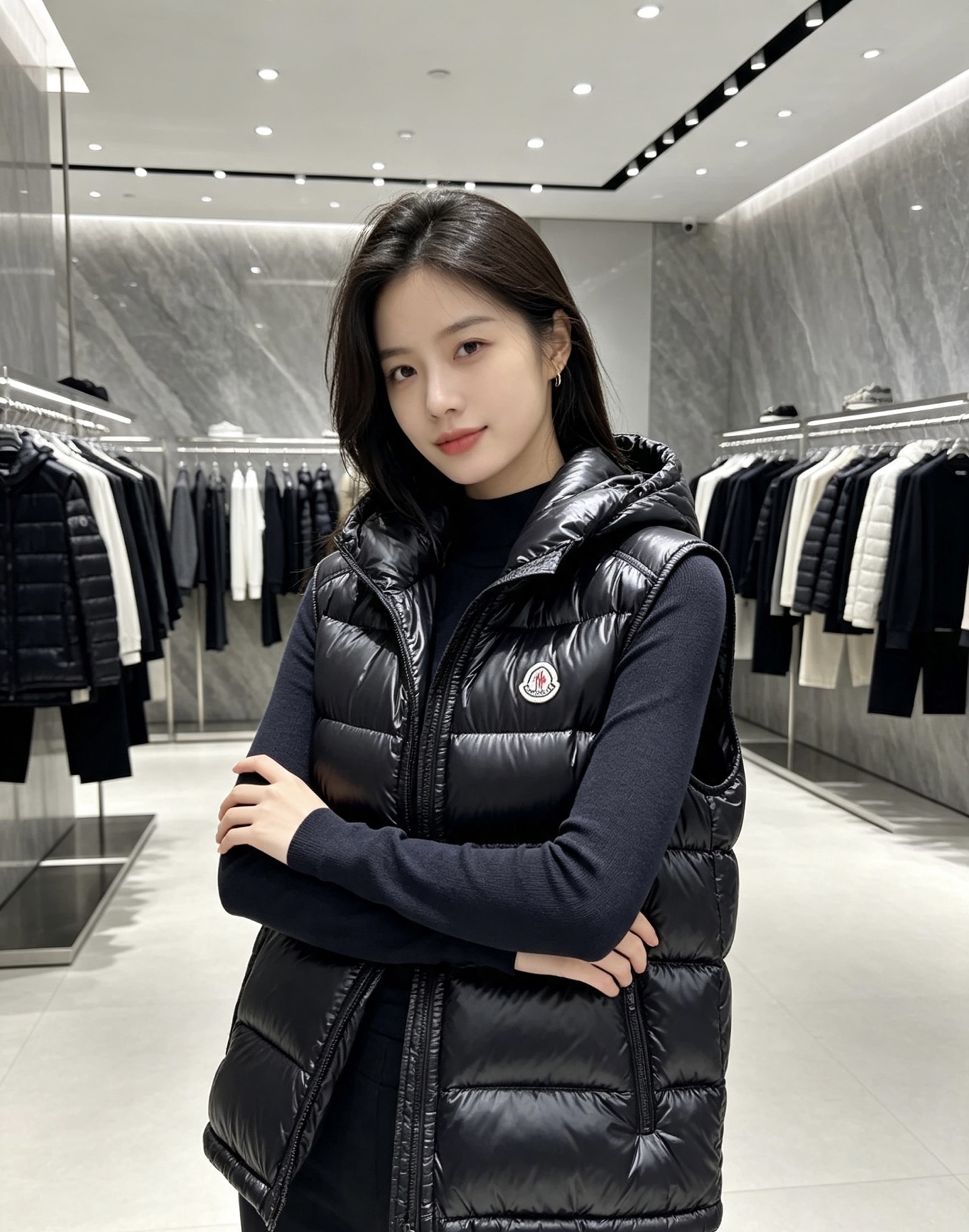 Moncler 蒙口2026秋冬新款连帽羽绒马甲 甄选90新国标白鸭绒,蓬松轻盈保暖 配套原版定制五金拉链,细节还原到位 Moncler 蒙口2026秋冬新款连帽羽绒马甲 甄选90新国标白鸭绒,蓬松轻盈保暖 配套原版定制五金拉链,细节还原到位