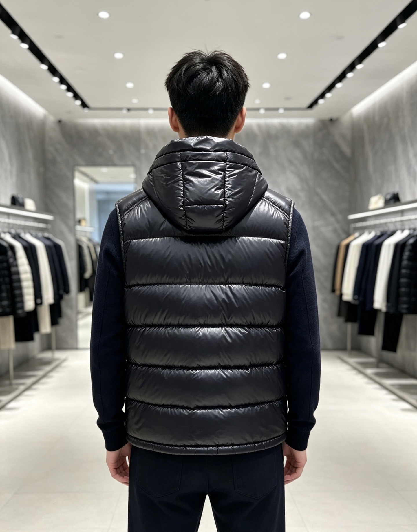 Moncler 蒙口2026秋冬新款连帽羽绒马甲 甄选90新国标白鸭绒,蓬松轻盈保暖 配套原版定制五金拉链,细节还原到位 Moncler 蒙口2026秋冬新款连帽羽绒马甲 甄选90新国标白鸭绒,蓬松轻盈保暖 配套原版定制五金拉链,细节还原到位