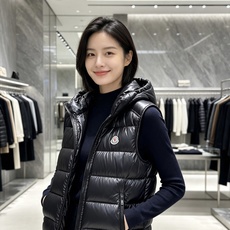 Moncler 蒙口2026秋冬新款连帽羽绒马甲 甄选90新国标白鸭绒,蓬松轻盈保暖 配套原版定制五金拉链,细节还原到位 Moncler 蒙口2026秋冬新款连帽羽绒马甲 甄选90新国标白鸭绒,蓬松轻盈保暖 配套原版定制五金拉链,细节还原到位