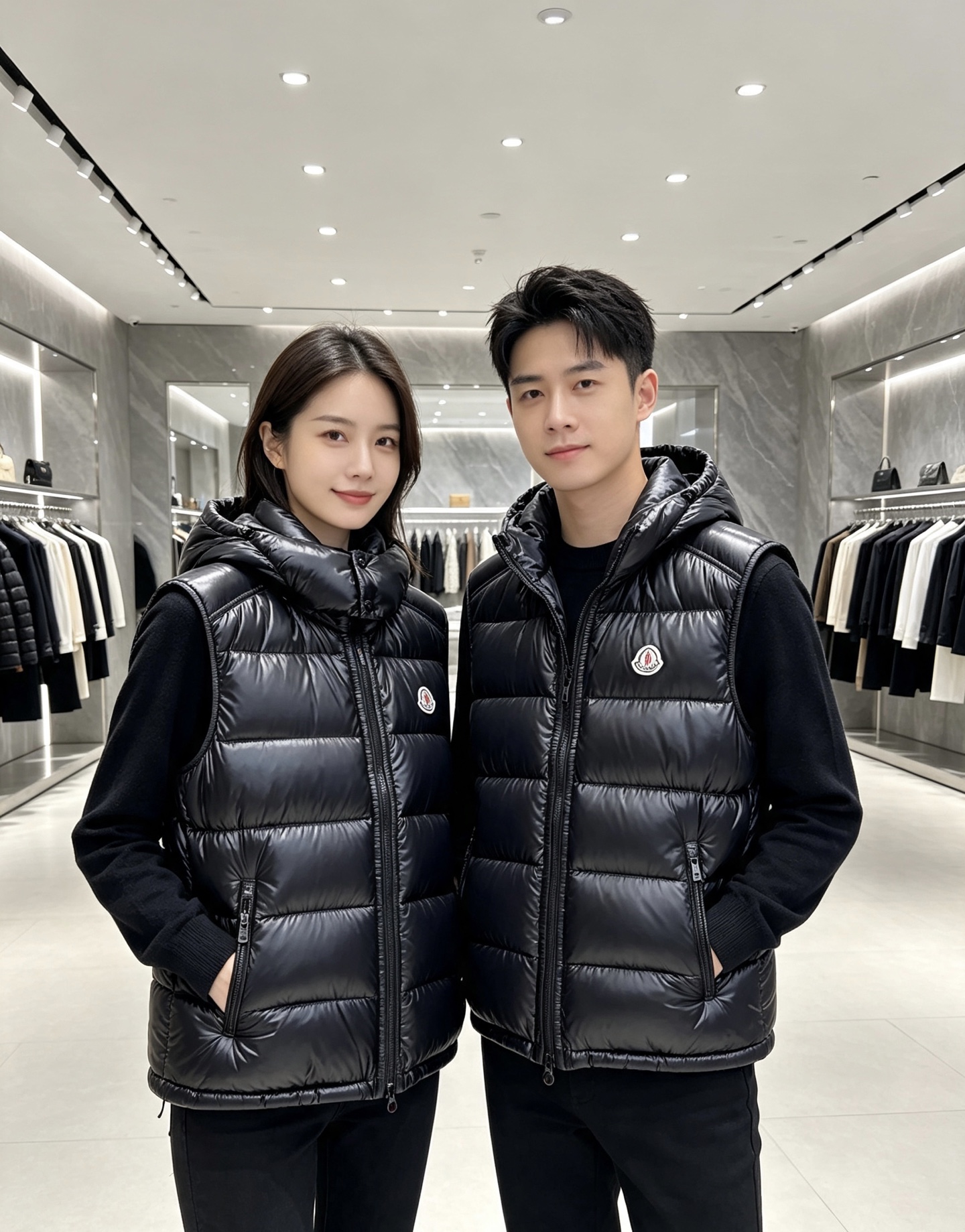 Moncler 蒙口2026秋冬新款连帽羽绒马甲 甄选90新国标白鸭绒,蓬松轻盈保暖 配套原版定制五金拉链,细节还原到位 Moncler 蒙口2026秋冬新款连帽羽绒马甲 甄选90新国标白鸭绒,蓬松轻盈保暖 配套原版定制五金拉链,细节还原到位