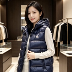 Moncler 蒙口2026秋冬新款连帽羽绒马甲 甄选90新国标白鸭绒,蓬松轻盈保暖 配套原版定制五金拉链,细节还原到位 Moncler 蒙口2026秋冬新款连帽羽绒马甲 甄选90新国标白鸭绒,蓬松轻盈保暖 配套原版定制五金拉链,细节还原到位