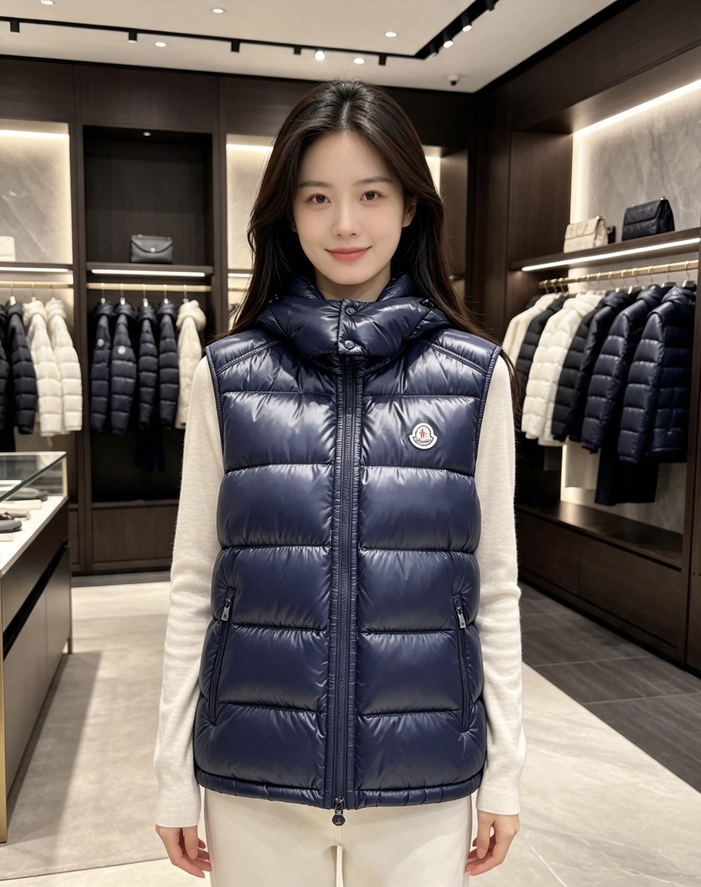 Moncler 蒙口2026秋冬新款连帽羽绒马甲 甄选90新国标白鸭绒,蓬松轻盈保暖 配套原版定制五金拉链,细节还原到位 Moncler 蒙口2026秋冬新款连帽羽绒马甲 甄选90新国标白鸭绒,蓬松轻盈保暖 配套原版定制五金拉链,细节还原到位