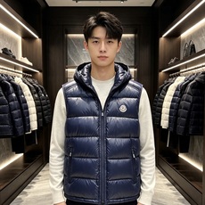 Moncler 蒙口2026秋冬新款连帽羽绒马甲 甄选90新国标白鸭绒,蓬松轻盈保暖 配套原版定制五金拉链,细节还原到位 Moncler 蒙口2026秋冬新款连帽羽绒马甲 甄选90新国标白鸭绒,蓬松轻盈保暖 配套原版定制五金拉链,细节还原到位