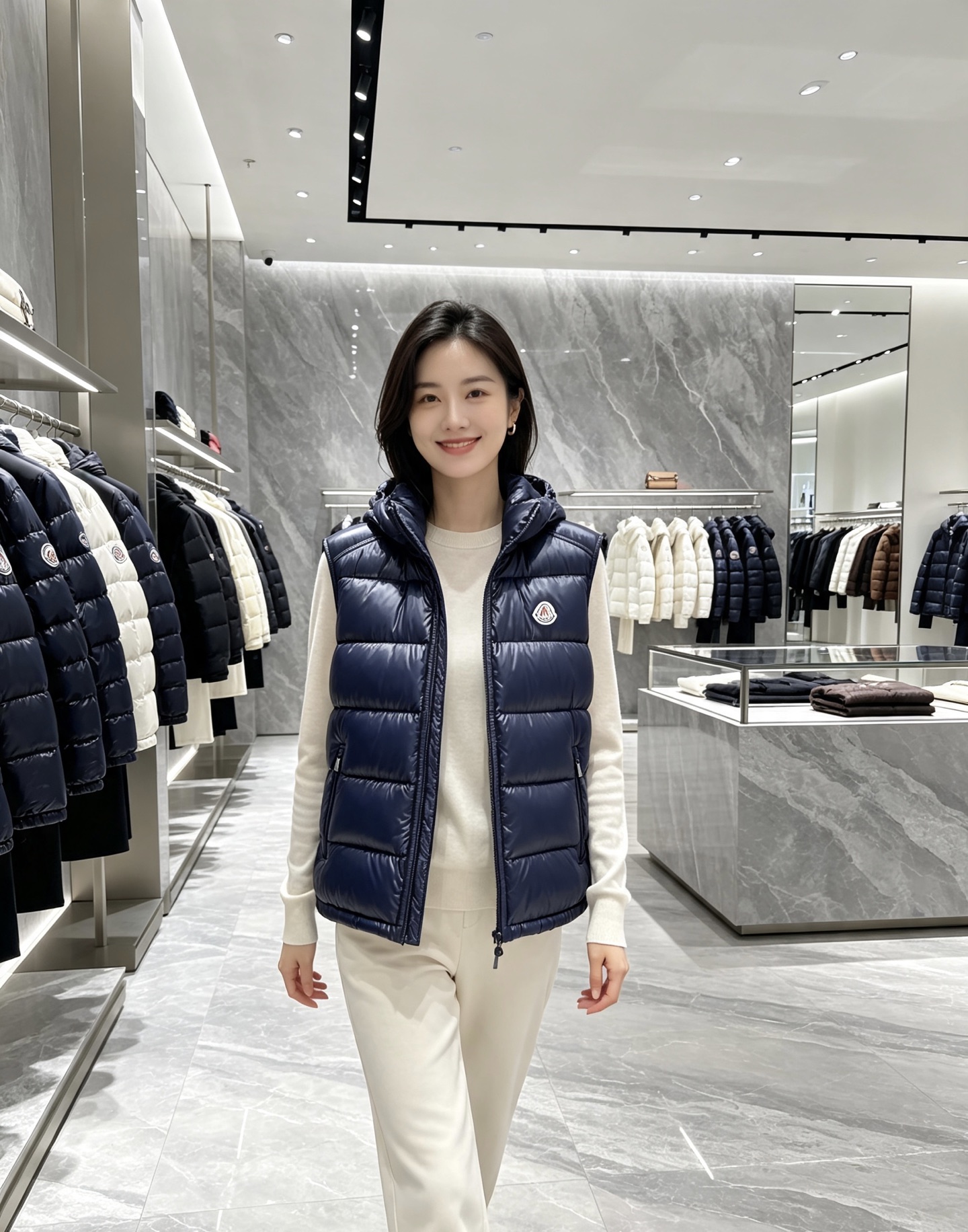 Moncler 蒙口2026秋冬新款连帽羽绒马甲 甄选90新国标白鸭绒,蓬松轻盈保暖 配套原版定制五金拉链,细节还原到位 Moncler 蒙口2026秋冬新款连帽羽绒马甲 甄选90新国标白鸭绒,蓬松轻盈保暖 配套原版定制五金拉链,细节还原到位