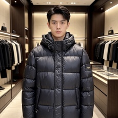 FENDI|芬迪 2026秋冬黑色短款羽绒服 高含量95白鸭绒填充,蓬松保暖不压身 横条方格充绒工艺,均匀锁绒不易结块 FENDI|芬迪 2026秋冬黑色短款羽绒服 高含量95白鸭绒填充,蓬松保暖不压身 横条方格充绒工艺,均匀锁绒不易结块