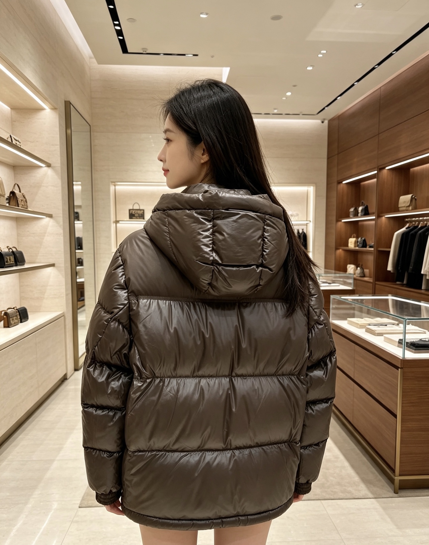FENDI|芬迪 2026秋冬短款羽绒上新 甄选95白鸭绒,蓬松度优秀,锁温防寒 经典方格充绒,防止羽绒移位 亮面质感面 FENDI|芬迪 2026秋冬短款羽绒上新 甄选95白鸭绒,蓬松度优秀,锁温防寒 经典方格充绒,防止羽绒移位 亮面质感面