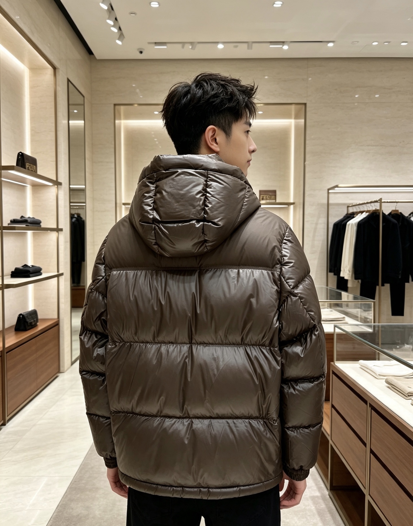 FENDI|芬迪 2026秋冬短款羽绒上新 甄选95白鸭绒,蓬松度优秀,锁温防寒 经典方格充绒,防止羽绒移位 亮面质感面 FENDI|芬迪 2026秋冬短款羽绒上新 甄选95白鸭绒,蓬松度优秀,锁温防寒 经典方格充绒,防止羽绒移位 亮面质感面