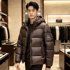 Burberry 巴宝莉 2026秋冬连帽短款羽绒服 甄选90新国标白鸭绒,蓬松度优秀,御寒轻盈 横格充绒工艺,均匀锁绒 Burberry 巴宝莉 2026秋冬连帽短款羽绒服 甄选90新国标白鸭绒,蓬松度优秀,御寒轻盈 横格充绒工艺,均匀锁绒