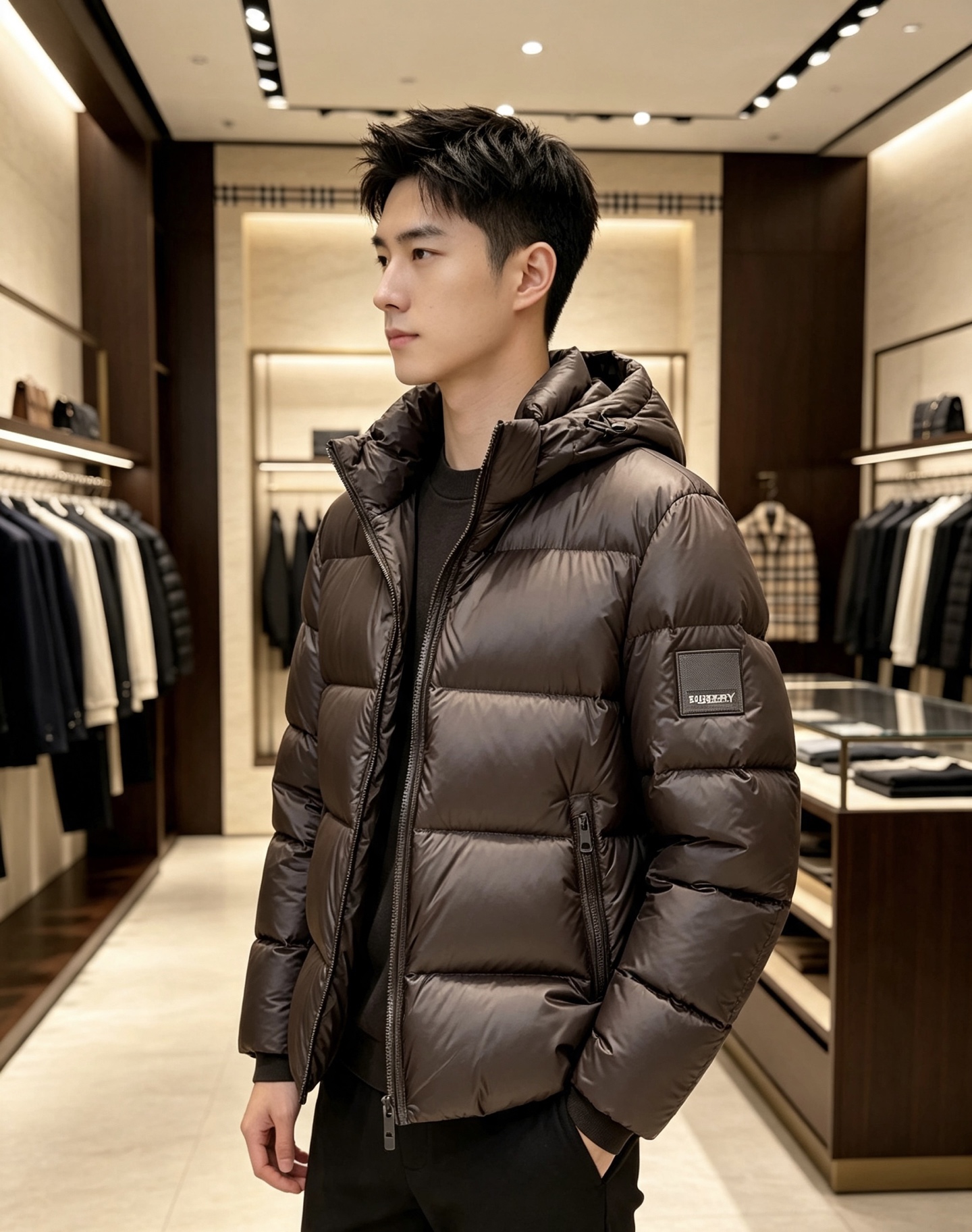 Burberry 巴宝莉 2026秋冬连帽短款羽绒服 甄选90新国标白鸭绒,蓬松度优秀,御寒轻盈 横格充绒工艺,均匀锁绒 Burberry 巴宝莉 2026秋冬连帽短款羽绒服 甄选90新国标白鸭绒,蓬松度优秀,御寒轻盈 横格充绒工艺,均匀锁绒