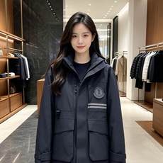 Moncler × Pharrell Williams 蒙口联名工装连帽羽绒服|2026秋冬 Polartec防风面料+ Moncler × Pharrell Williams 蒙口联名工装连帽羽绒服|2026秋冬 Polartec防风面料+