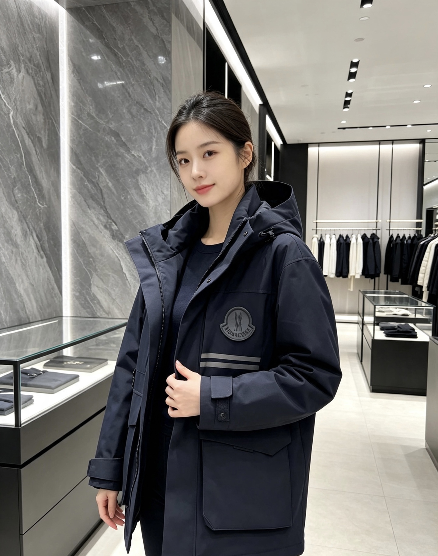 Moncler × Pharrell Williams 蒙口联名工装连帽羽绒服|2026秋冬 Polartec防风面料+ Moncler × Pharrell Williams 蒙口联名工装连帽羽绒服|2026秋冬 Polartec防风面料+