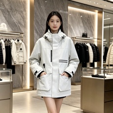 Moncler × Pharrell Williams 蒙口联名工装连帽羽绒服|2026秋冬 Polartec防风面料+ Moncler × Pharrell Williams 蒙口联名工装连帽羽绒服|2026秋冬 Polartec防风面料+
