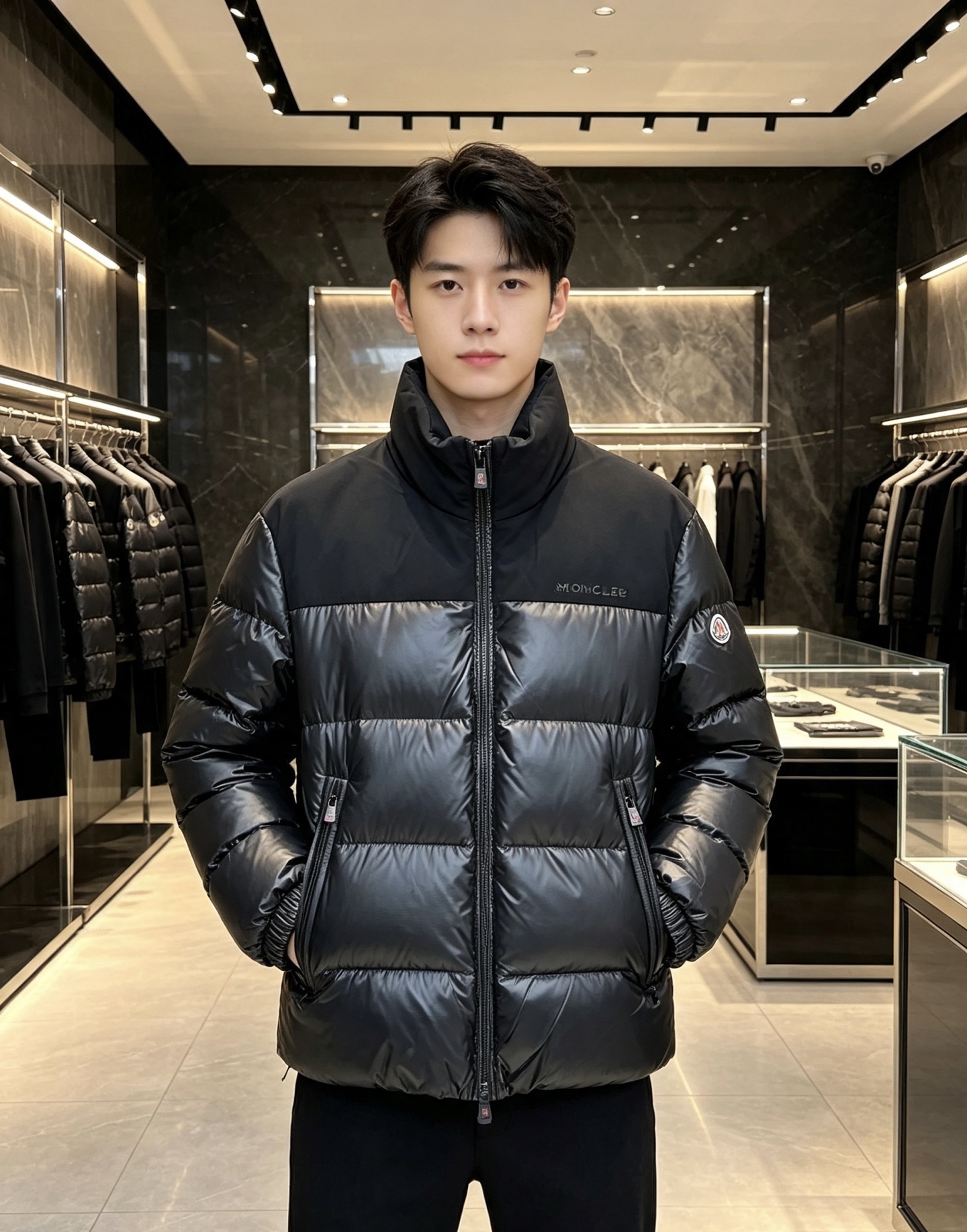 Moncler 蒙口 2026秋冬立领拼接羽绒服 甄选90新国标白鸭绒,充绒饱满,御寒不臃肿 哑光面料搭配亮面羽绒料撞色 Moncler 蒙口 2026秋冬立领拼接羽绒服 甄选90新国标白鸭绒,充绒饱满,御寒不臃肿 哑光面料搭配亮面羽绒料撞色