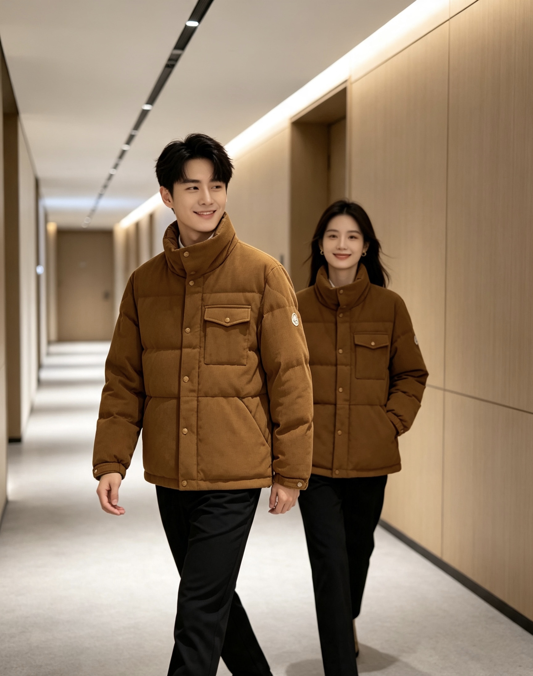 Moncler 蒙口 2026秋冬新款灯芯绒立领羽绒服,90新国标白鸭绒 全套原版定制五金,纽扣、袖标细节高度还原 复古 Moncler 蒙口 2026秋冬新款灯芯绒立领羽绒服,90新国标白鸭绒 全套原版定制五金,纽扣、袖标细节高度还原 复古