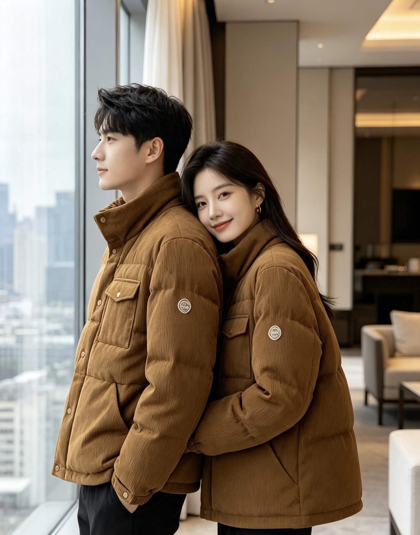 Moncler 蒙口 2026秋冬新款灯芯绒立领羽绒服,90新国标白鸭绒 全套原版定制五金,纽扣、袖标细节高度还原 复古 Moncler 蒙口 2026秋冬新款灯芯绒立领羽绒服,90新国标白鸭绒 全套原版定制五金,纽扣、袖标细节高度还原 复古