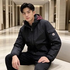 MONCLER|盟可睐 蒙口2026秋冬连帽羽绒服, 全套原版定制五金,拉链、袖标细节还原到位 防风抗皱功能性面料,撞色 MONCLER|盟可睐 蒙口2026秋冬连帽羽绒服, 全套原版定制五金,拉链、袖标细节还原到位 防风抗皱功能性面料,撞色