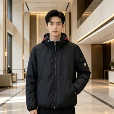 MONCLER|盟可睐 蒙口2026秋冬连帽羽绒服, 全套原版定制五金,拉链、袖标细节还原到位 防风抗皱功能性面料,撞色 MONCLER|盟可睐 蒙口2026秋冬连帽羽绒服, 全套原版定制五金,拉链、袖标细节还原到位 防风抗皱功能性面料,撞色