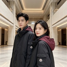 MONCLER|盟可睐 蒙口2026秋冬连帽羽绒服, 全套原版定制五金,拉链、袖标细节还原到位 防风抗皱功能性面料,撞色 MONCLER|盟可睐 蒙口2026秋冬连帽羽绒服, 全套原版定制五金,拉链、袖标细节还原到位 防风抗皱功能性面料,撞色