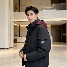 MONCLER|盟可睐 蒙口2026秋冬连帽羽绒服, 全套原版定制五金,拉链、袖标细节还原到位 防风抗皱功能性面料,撞色 MONCLER|盟可睐 蒙口2026秋冬连帽羽绒服, 全套原版定制五金,拉链、袖标细节还原到位 防风抗皱功能性面料,撞色