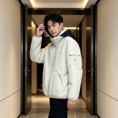 MONCLER|盟可睐 蒙口2026秋冬连帽羽绒服, 全套原版定制五金,拉链、袖标细节还原到位 防风抗皱功能性面料,撞色 MONCLER|盟可睐 蒙口2026秋冬连帽羽绒服, 全套原版定制五金,拉链、袖标细节还原到位 防风抗皱功能性面料,撞色