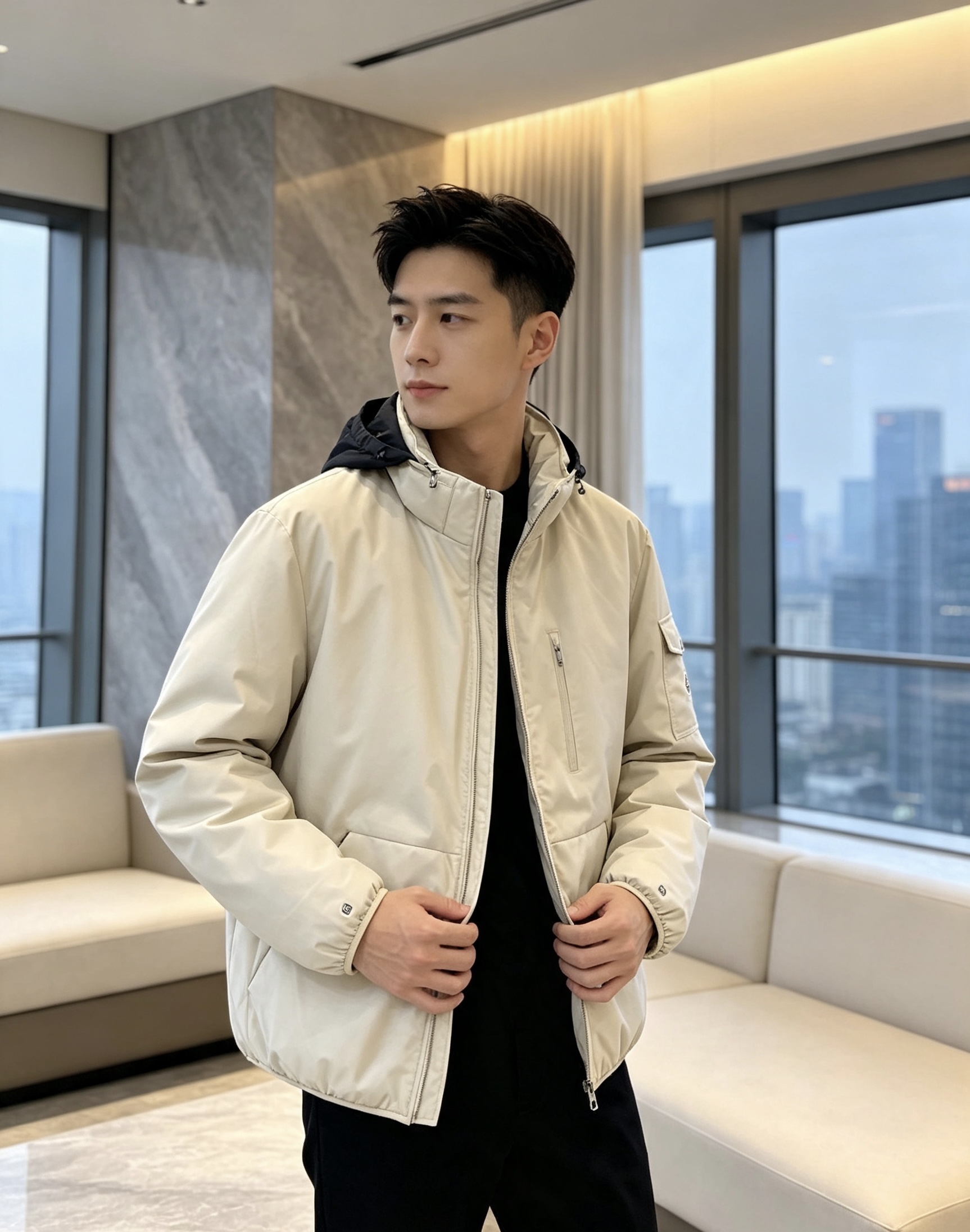 MONCLER|盟可睐 蒙口2026秋冬连帽羽绒服, 全套原版定制五金,拉链、袖标细节还原到位 防风抗皱功能性面料,撞色 MONCLER|盟可睐 蒙口2026秋冬连帽羽绒服, 全套原版定制五金,拉链、袖标细节还原到位 防风抗皱功能性面料,撞色
