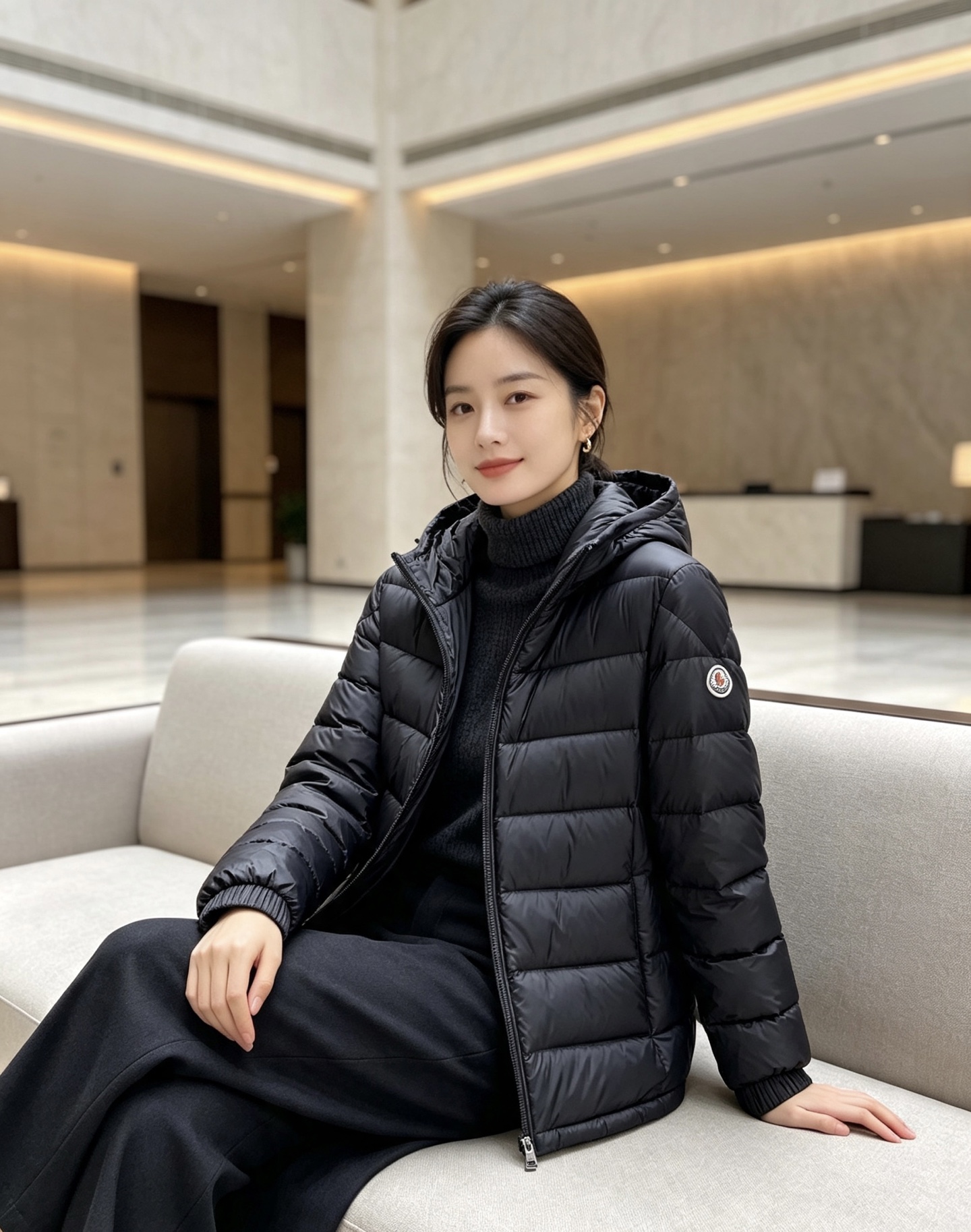 MONCLER｜盟可睐 蒙口2026秋冬轻薄连帽羽绒服，90新国标白鸭绒 全套原版五金拉链，袖标细节精准还原 高品质羽绒