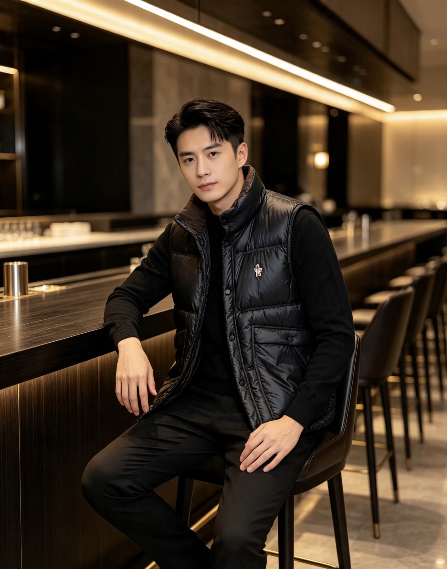 Moncler｜盟可睐 2026秋冬新款蒙口 90新国标白鸭绒填充 原版五金配件，纽扣刺绣细节高度还原 立领羽绒马甲，双