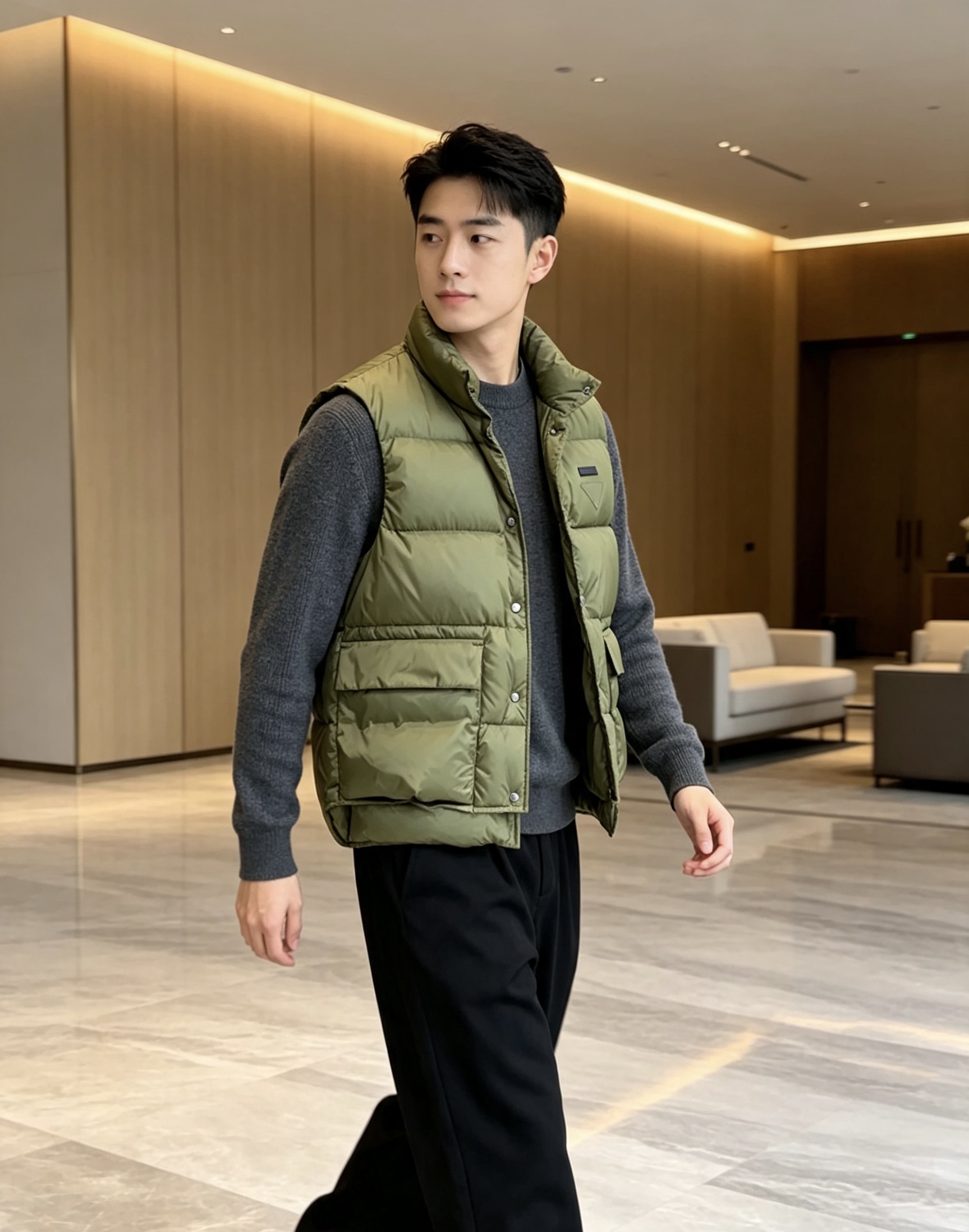 Prada 普拉达2026秋冬专柜同步新品发布,最新工装羽绒马甲出货,原版购入,无论面料及辅料,全部做到了1:1完美复刻 Prada 普拉达2026秋冬专柜同步新品发布,最新工装羽绒马甲出货,原版购入,无论面料及辅料,全部做到了1:1完美复刻