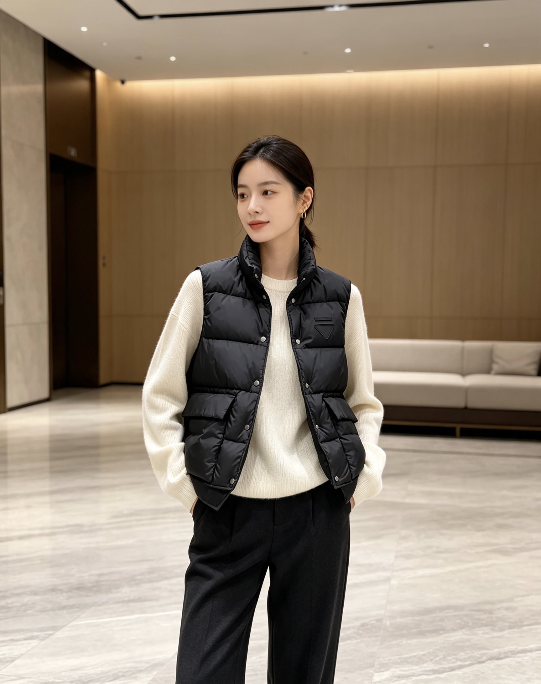 Prada 普拉达2026秋冬专柜同步新品发布,最新工装羽绒马甲出货,原版购入,无论面料及辅料,全部做到了1:1完美复刻 Prada 普拉达2026秋冬专柜同步新品发布,最新工装羽绒马甲出货,原版购入,无论面料及辅料,全部做到了1:1完美复刻