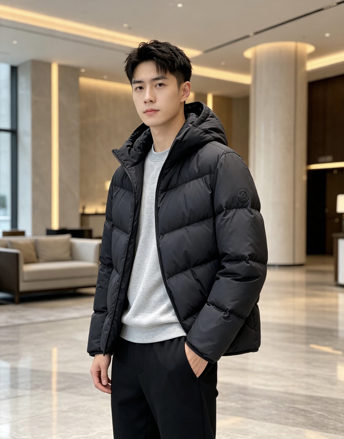 Moncler Forez蒙口2026男士连帽短款羽绒夹克外套.(连帽可脱卸.可变立领夹克)特级鹅绒填充,原厂替换面料➕ Moncler Forez蒙口2026男士连帽短款羽绒夹克外套.(连帽可脱卸.可变立领夹克)特级鹅绒填充,原厂替换面料➕