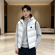 Moncler Valmasque蒙口男士可拆卸兜帽羽绒马甲.原版购入开发.特级鹅绒填充➕原厂替换面料➕原厂配套五金. Moncler Valmasque蒙口男士可拆卸兜帽羽绒马甲.原版购入开发.特级鹅绒填充➕原厂替换面料➕原厂配套五金.