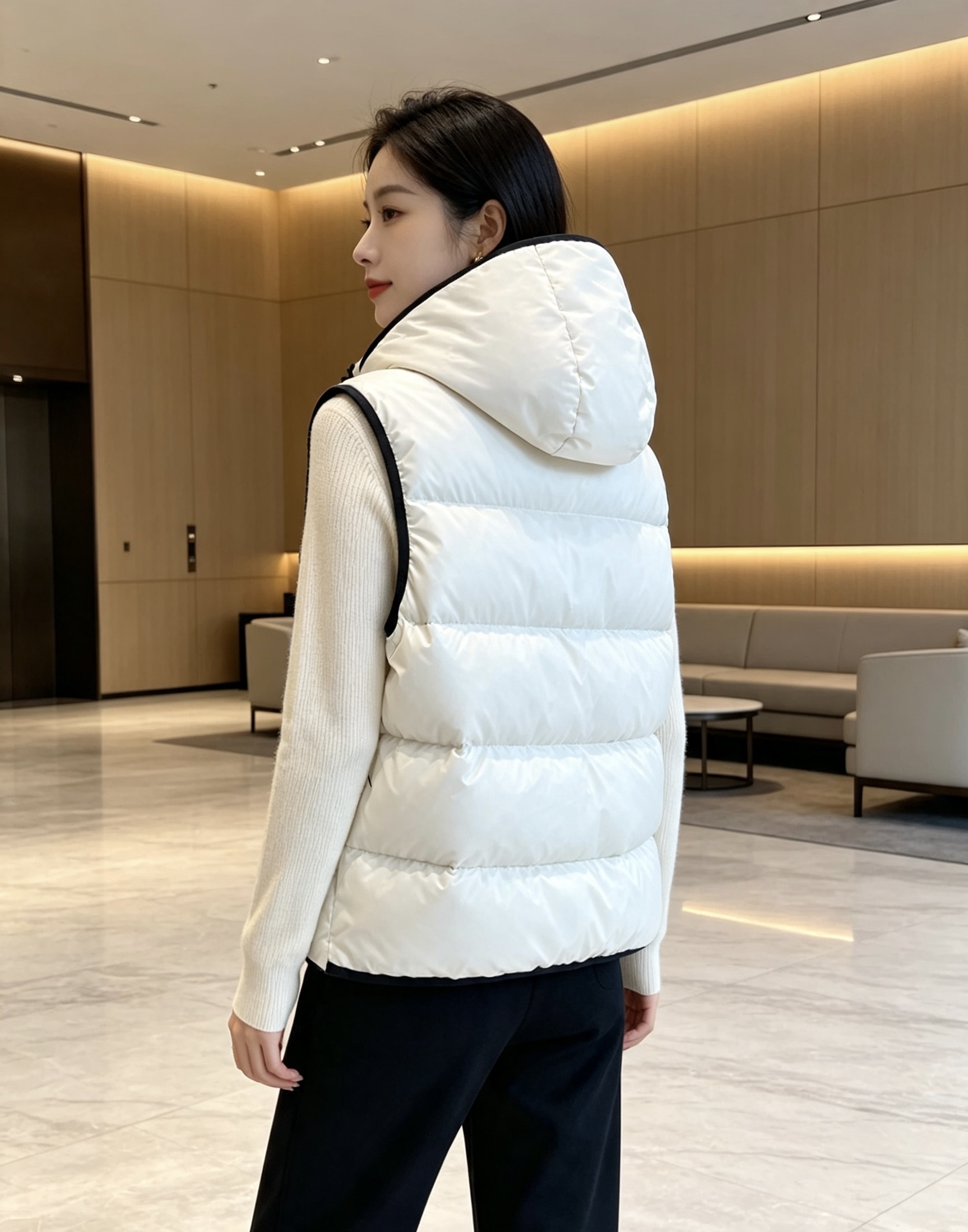 Moncler Valmasque蒙口男士可拆卸兜帽羽绒马甲.原版购入开发.特级鹅绒填充➕原厂替换面料➕原厂配套五金. Moncler Valmasque蒙口男士可拆卸兜帽羽绒马甲.原版购入开发.特级鹅绒填充➕原厂替换面料➕原厂配套五金.