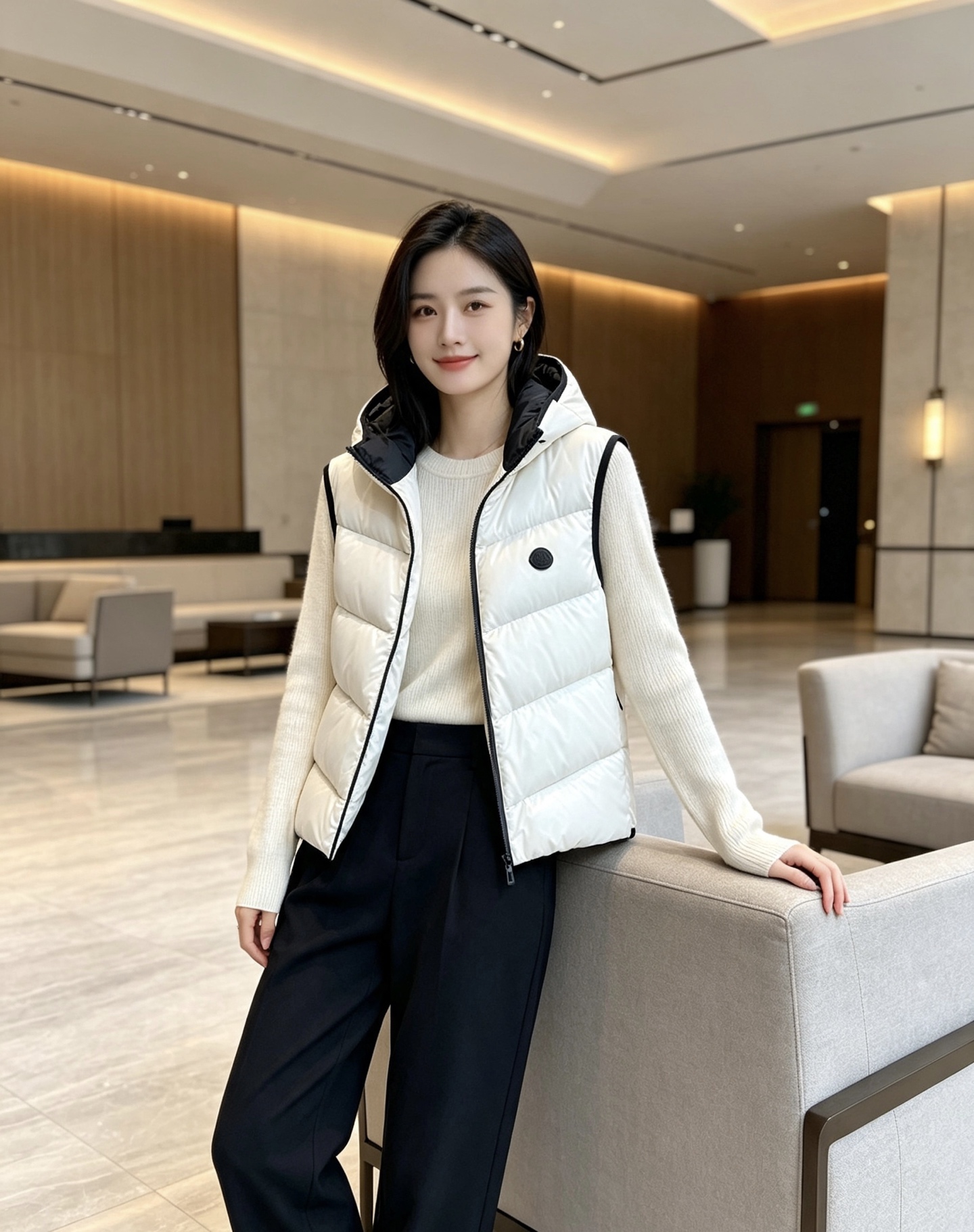 Moncler Valmasque蒙口男士可拆卸兜帽羽绒马甲.原版购入开发.特级鹅绒填充➕原厂替换面料➕原厂配套五金. Moncler Valmasque蒙口男士可拆卸兜帽羽绒马甲.原版购入开发.特级鹅绒填充➕原厂替换面料➕原厂配套五金.