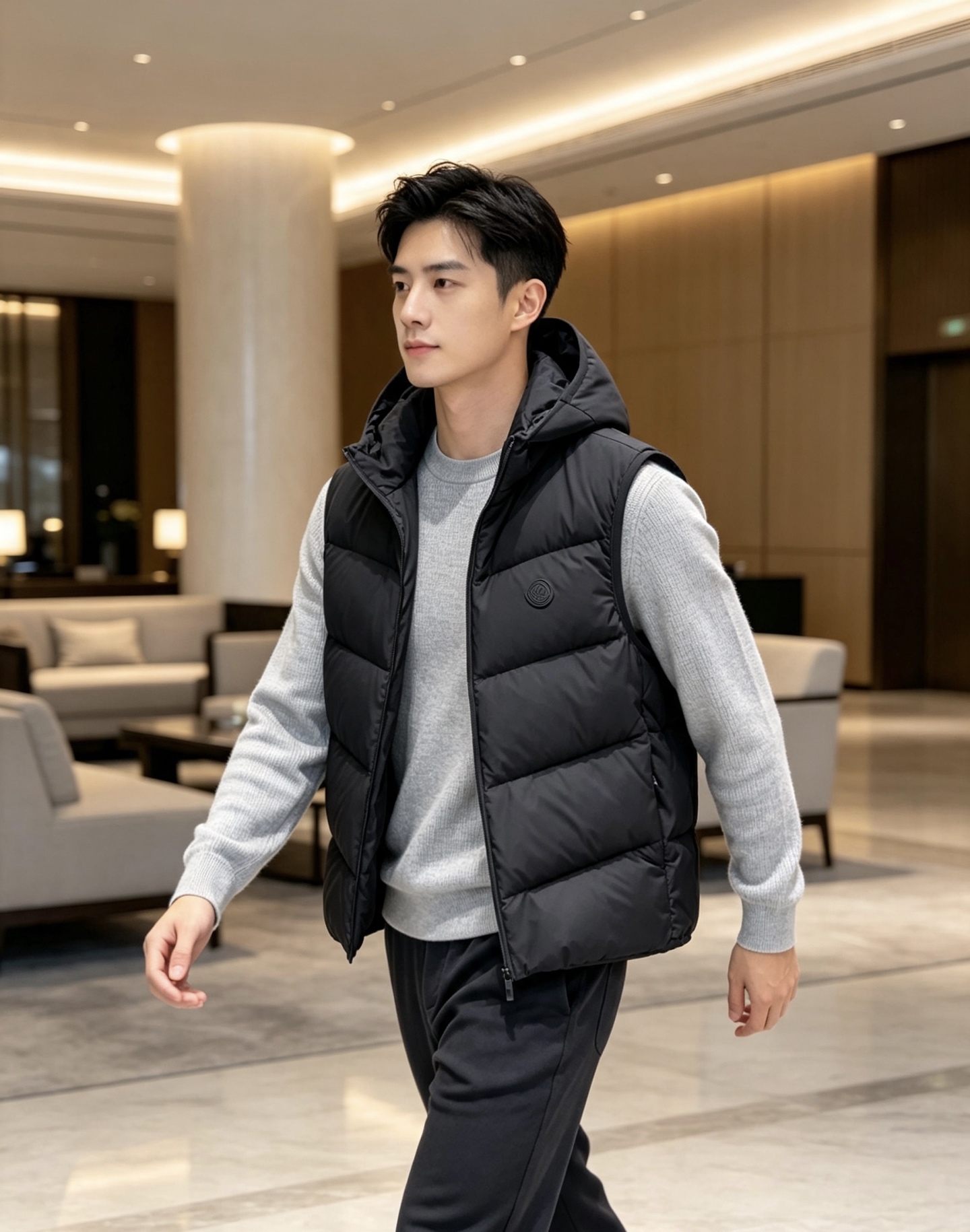 Moncler Valmasque蒙口男士可拆卸兜帽羽绒马甲.原版购入开发.特级鹅绒填充➕原厂替换面料➕原厂配套五金. Moncler Valmasque蒙口男士可拆卸兜帽羽绒马甲.原版购入开发.特级鹅绒填充➕原厂替换面料➕原厂配套五金.