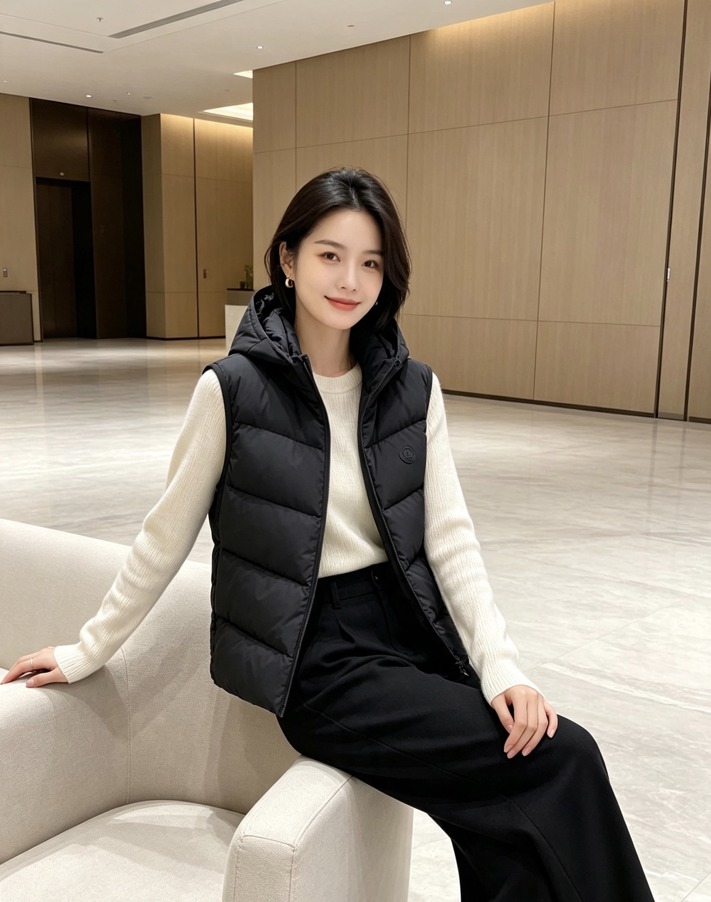 Moncler Valmasque蒙口男士可拆卸兜帽羽绒马甲.原版购入开发.特级鹅绒填充➕原厂替换面料➕原厂配套五金. Moncler Valmasque蒙口男士可拆卸兜帽羽绒马甲.原版购入开发.特级鹅绒填充➕原厂替换面料➕原厂配套五金.