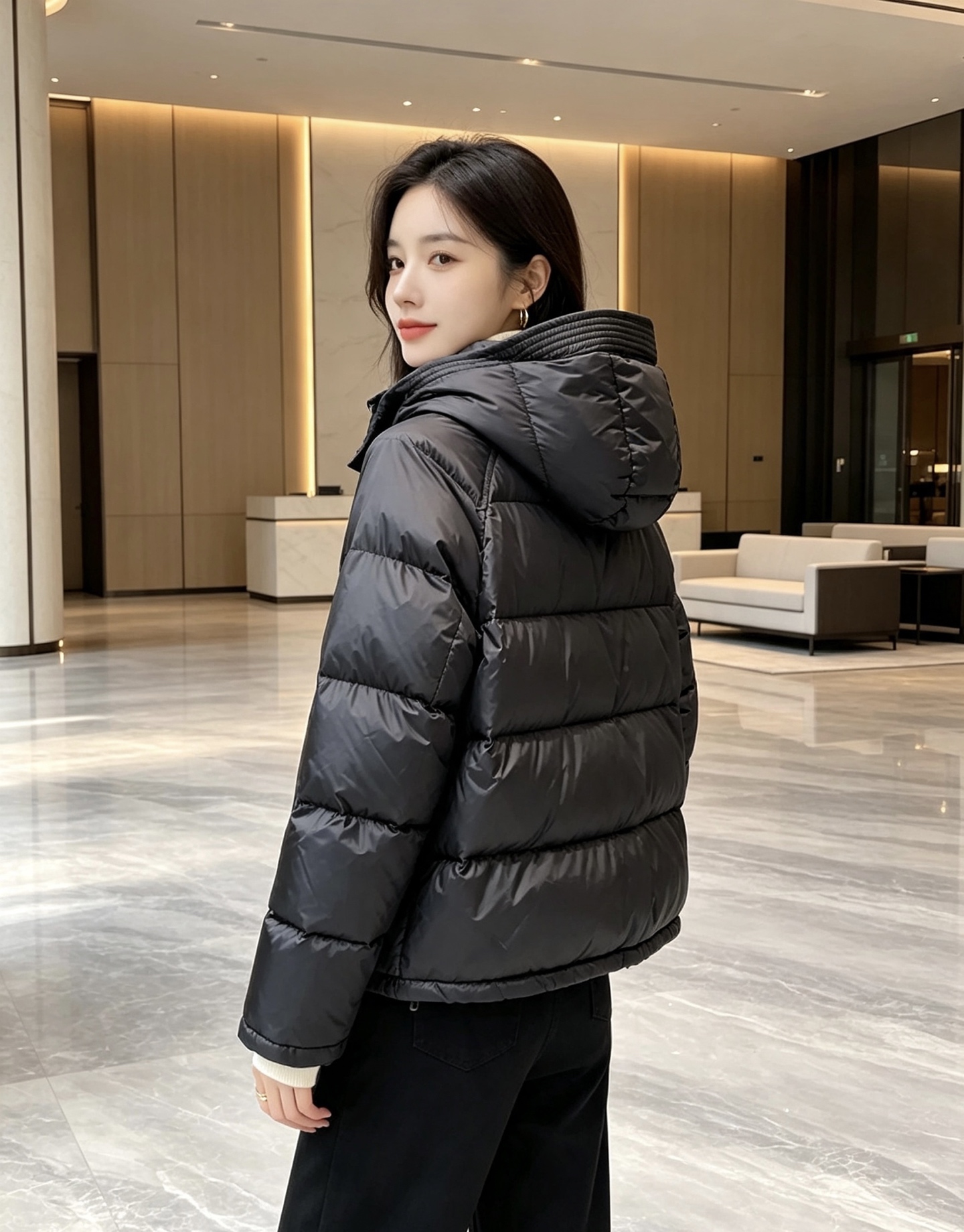 Prada&普拉达FW2026秋冬新款羽绒服。柜子在售款，一件难求。采用定制防风防雨面料，抗皱立挺有型，软糯亲肤，上身舒