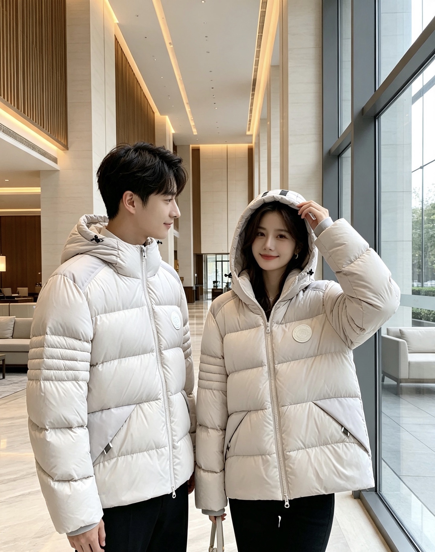 Canada Goose(加拿大鹅) FW2026新款羽绒服。连帽设计，男女同款，时尚感满满。采用定制面料，防风防雨，保