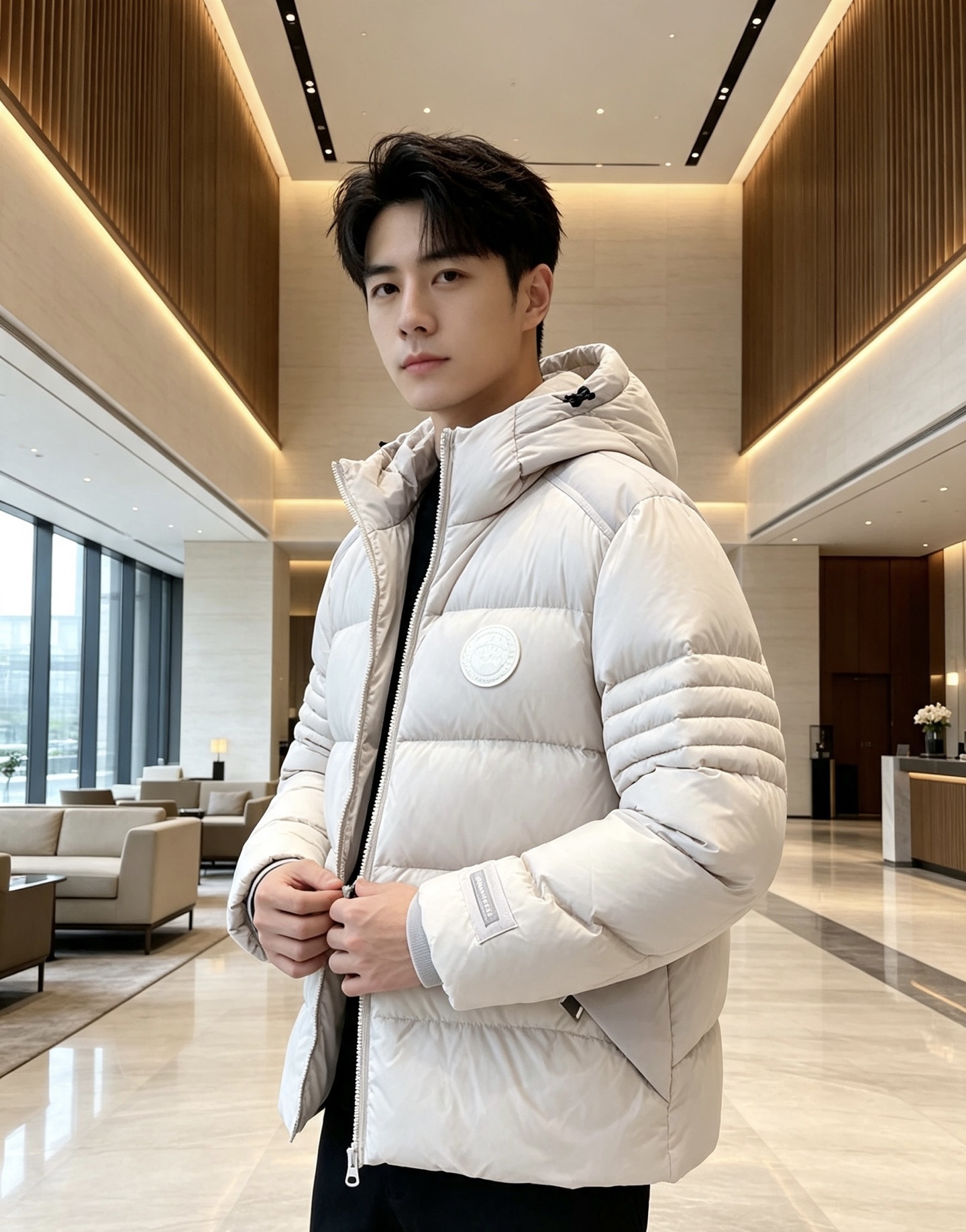 Canada Goose(加拿大鹅) FW2026新款羽绒服。连帽设计，男女同款，时尚感满满。采用定制面料，防风防雨，保