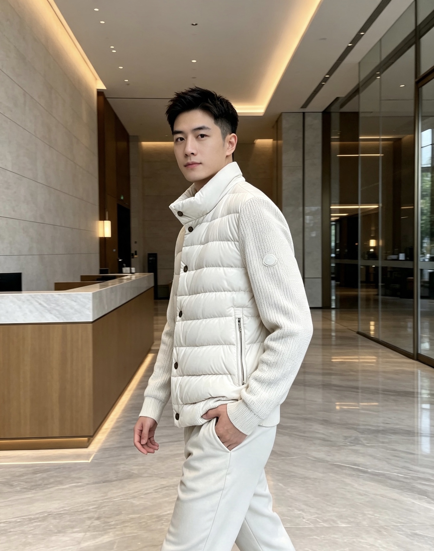 Moncler 蒙口 2026年秋冬新款羽绒服，针织拼接羽绒服采用新国标95白鸭绒，秋冬新品内搭神器！在国内羽绒黑色都是