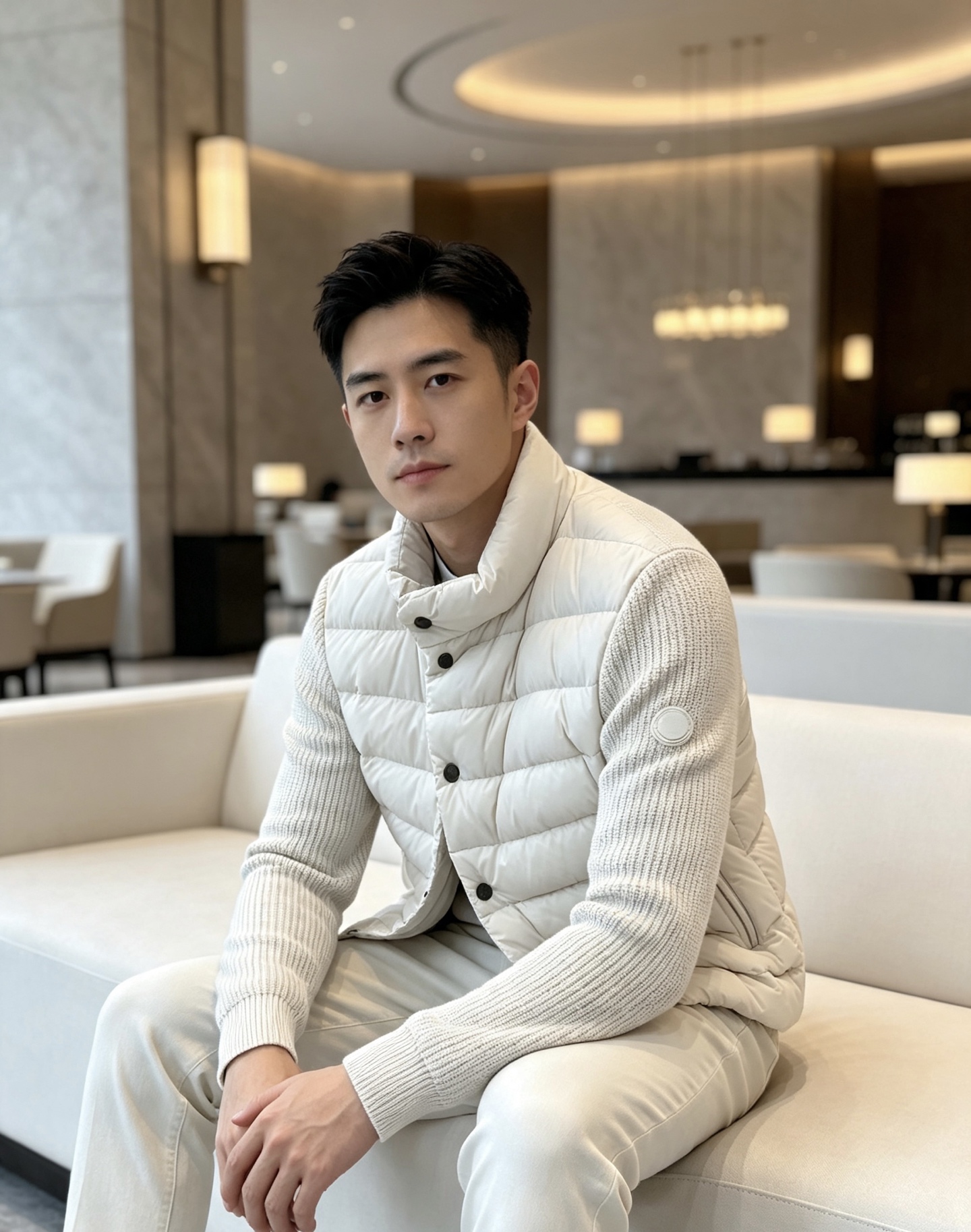 Moncler 蒙口 2026年秋冬新款羽绒服，针织拼接羽绒服采用新国标95白鸭绒，秋冬新品内搭神器！在国内羽绒黑色都是