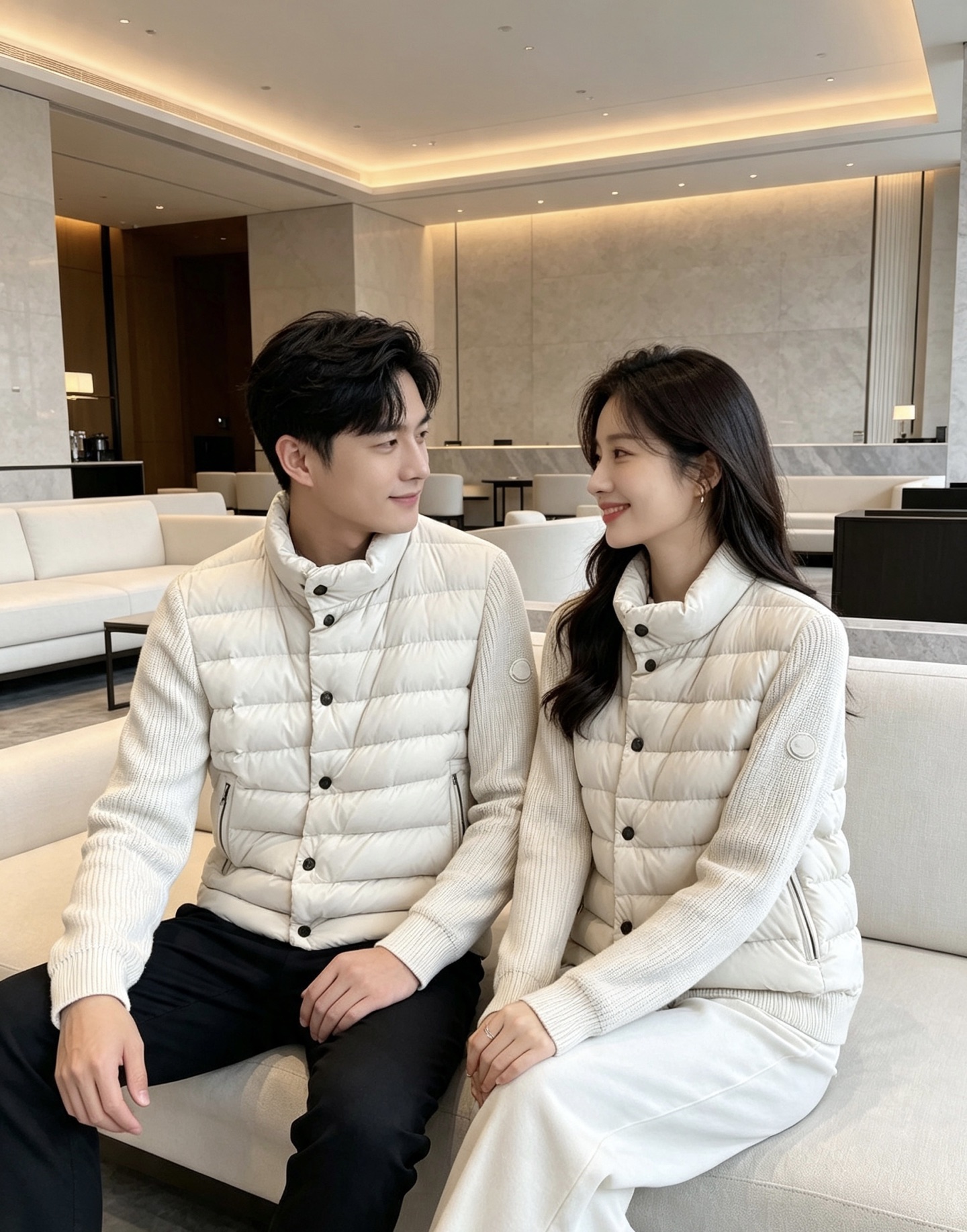 Moncler 蒙口 2026年秋冬新款羽绒服，针织拼接羽绒服采用新国标95白鸭绒，秋冬新品内搭神器！在国内羽绒黑色都是