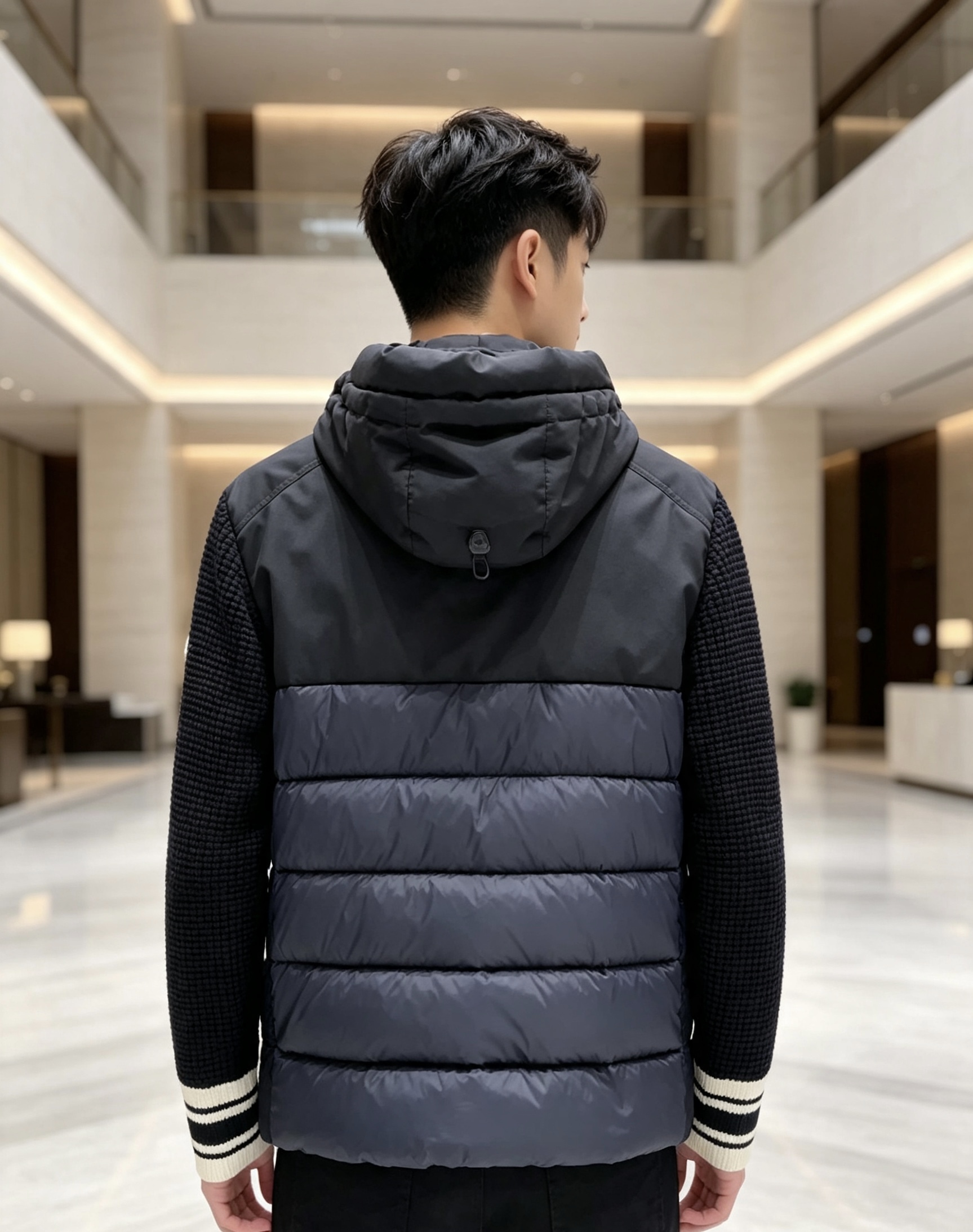 Moncler 蒙口 2026年秋冬新款羽绒服,针织连帽拼接羽绒服采用新国标95白鸭绒,秋冬新品内搭神器!在国内羽绒黑色 Moncler 蒙口 2026年秋冬新款羽绒服,针织连帽拼接羽绒服采用新国标95白鸭绒,秋冬新品内搭神器!在国内羽绒黑色