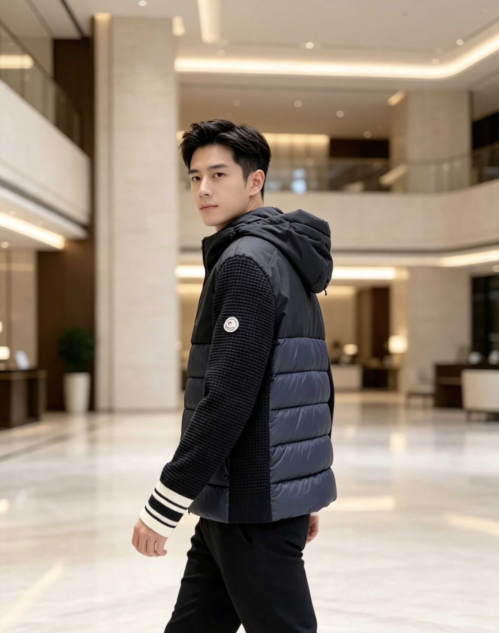 Moncler 蒙口 2026年秋冬新款羽绒服,针织连帽拼接羽绒服采用新国标95白鸭绒,秋冬新品内搭神器!在国内羽绒黑色 Moncler 蒙口 2026年秋冬新款羽绒服,针织连帽拼接羽绒服采用新国标95白鸭绒,秋冬新品内搭神器!在国内羽绒黑色