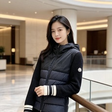 Moncler 蒙口 2026年秋冬新款羽绒服,针织连帽拼接羽绒服采用新国标95白鸭绒,秋冬新品内搭神器!在国内羽绒黑色 Moncler 蒙口 2026年秋冬新款羽绒服,针织连帽拼接羽绒服采用新国标95白鸭绒,秋冬新品内搭神器!在国内羽绒黑色