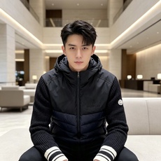 Moncler 蒙口 2026年秋冬新款羽绒服,针织连帽拼接羽绒服采用新国标95白鸭绒,秋冬新品内搭神器!在国内羽绒黑色 Moncler 蒙口 2026年秋冬新款羽绒服,针织连帽拼接羽绒服采用新国标95白鸭绒,秋冬新品内搭神器!在国内羽绒黑色