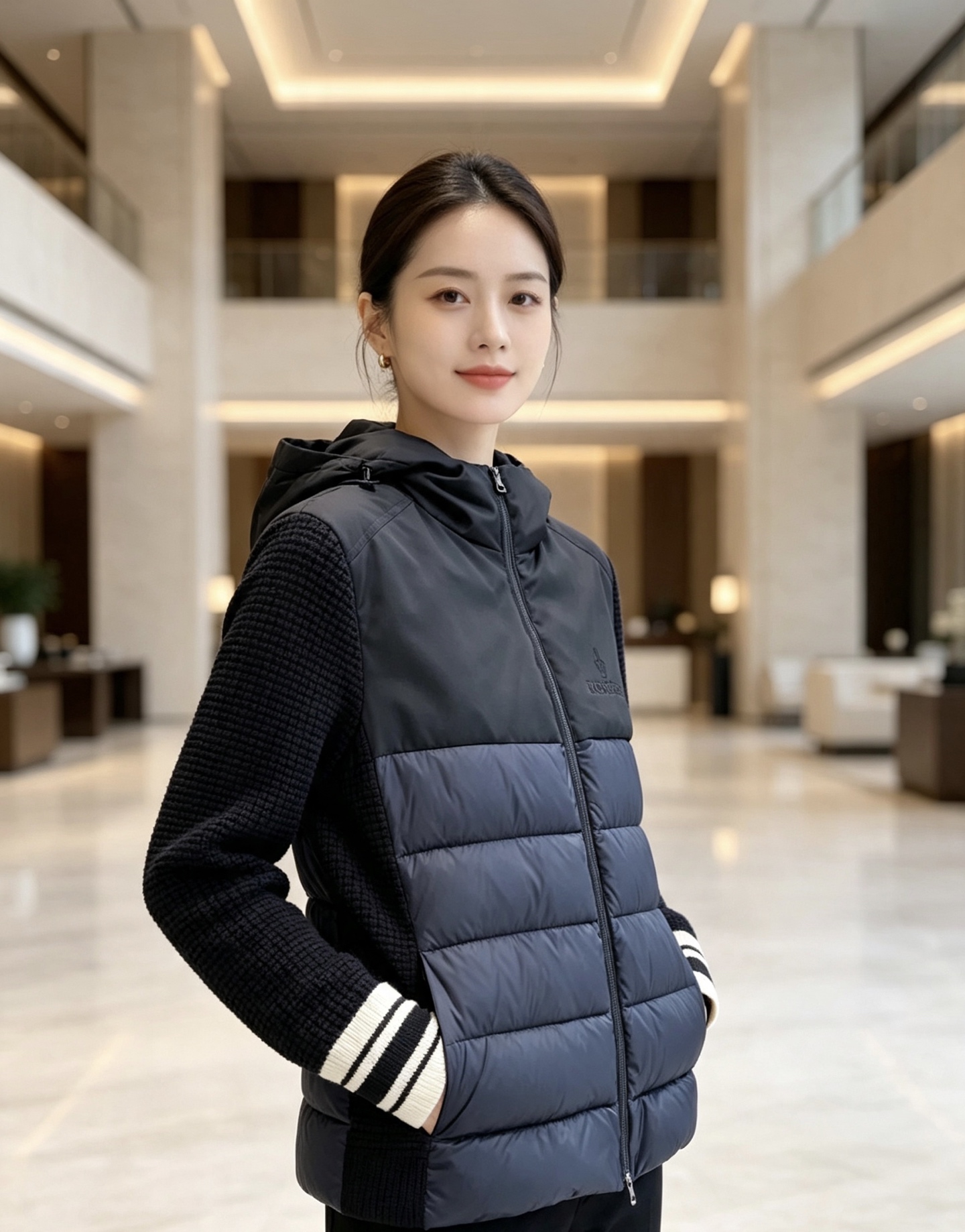 Moncler 蒙口 2026年秋冬新款羽绒服,针织连帽拼接羽绒服采用新国标95白鸭绒,秋冬新品内搭神器!在国内羽绒黑色 Moncler 蒙口 2026年秋冬新款羽绒服,针织连帽拼接羽绒服采用新国标95白鸭绒,秋冬新品内搭神器!在国内羽绒黑色