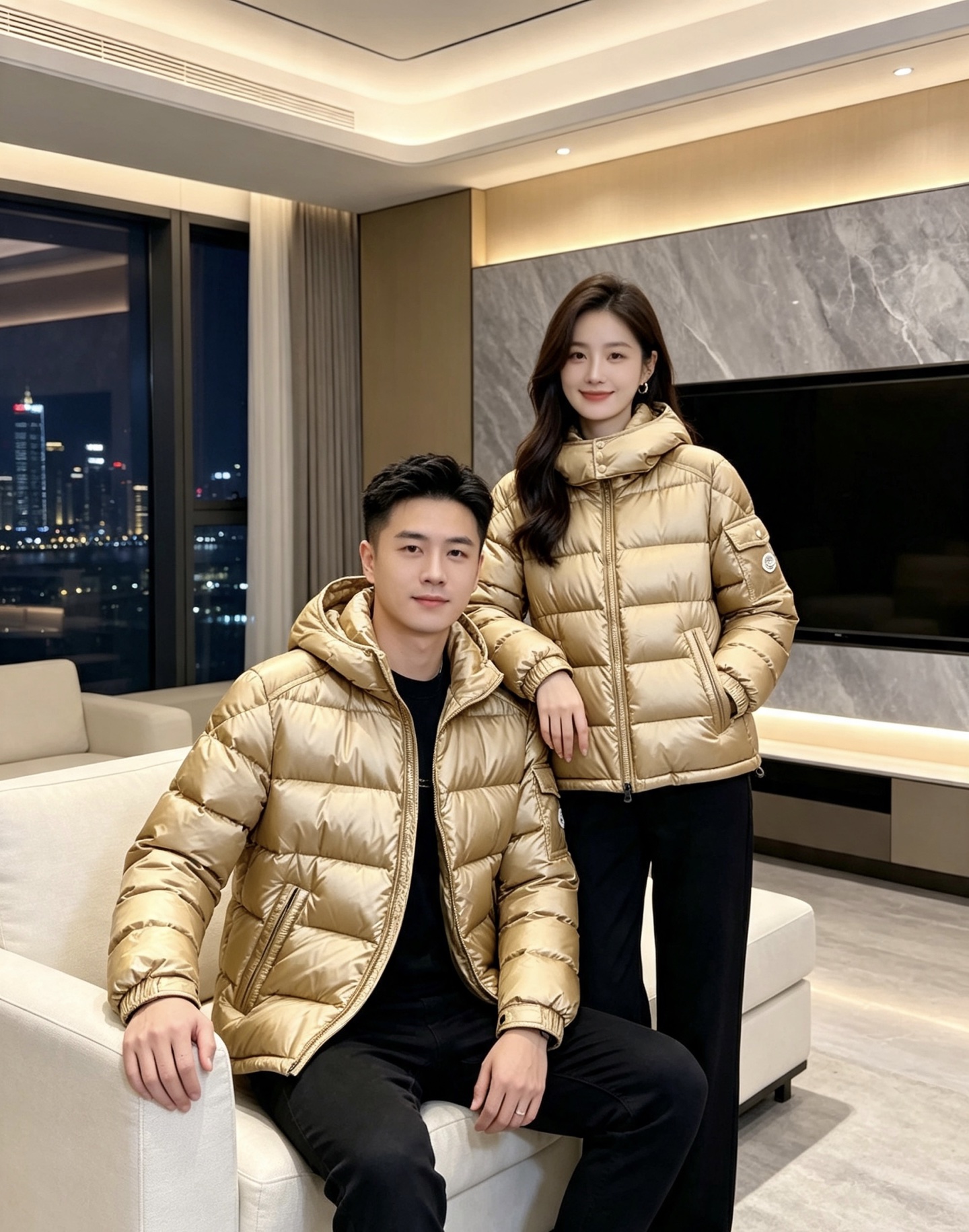 特级羽绒⬆️Moncler王牌经典,2026全新上市.Maya(全新科技尼龙)男士哑光短款羽绒夹克外套.限定卡其色. ⚠