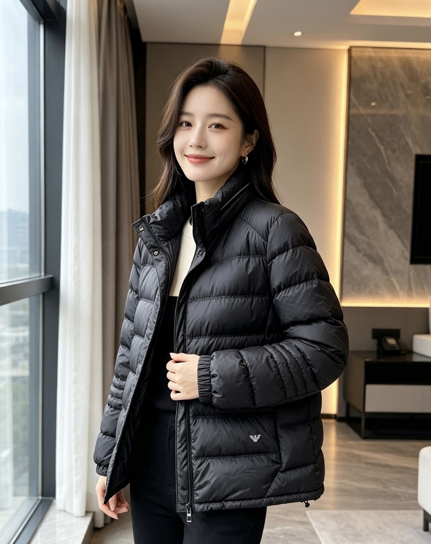 Armani 阿玛尼 2026秋冬专柜同步新品发布，最新款立领羽绒服出货，全部原版购入，无论面料和辅料，真正做到了1:1