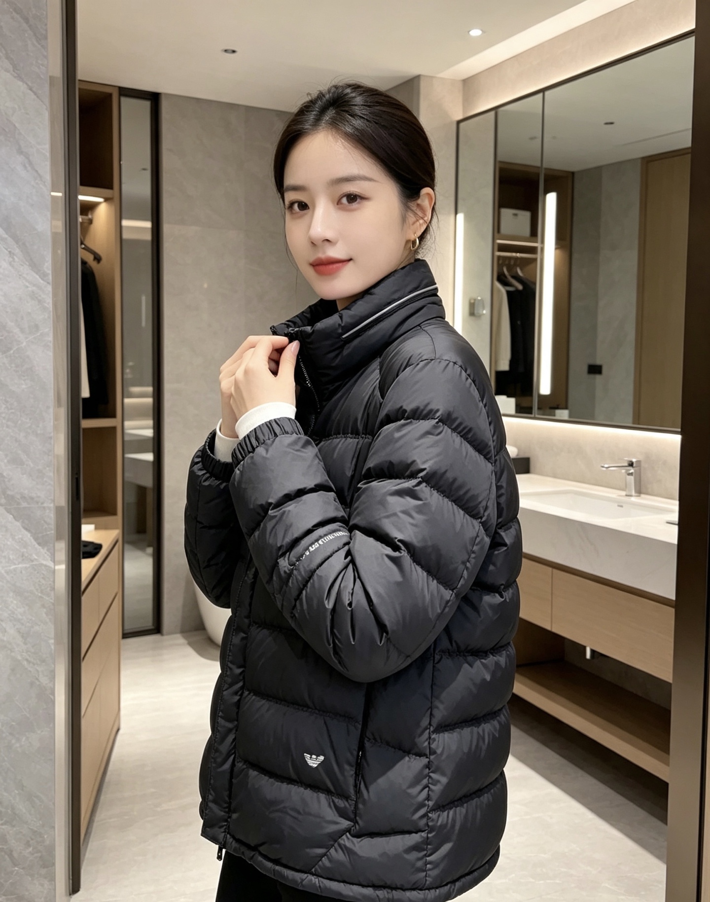 Armani 阿玛尼 2026秋冬专柜同步新品发布，最新款立领羽绒服出货，全部原版购入，无论面料和辅料，真正做到了1:1