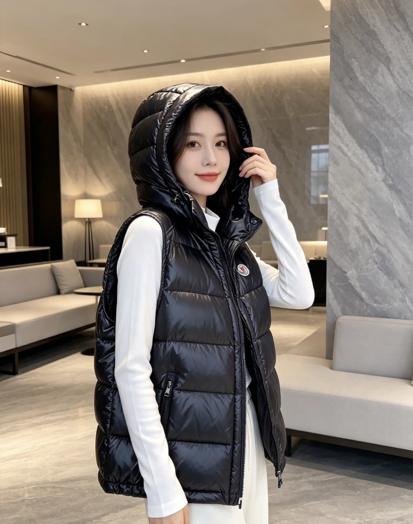 特级羽绒⬆️Moncler Bormes(贸易公司渠道订单)男士连帽羽绒马甲.连帽可脱卸.可变立领马甲.不讲面料/不讲五 特级羽绒⬆️Moncler Bormes(贸易公司渠道订单)男士连帽羽绒马甲.连帽可脱卸.可变立领马甲.不讲面料/不讲五